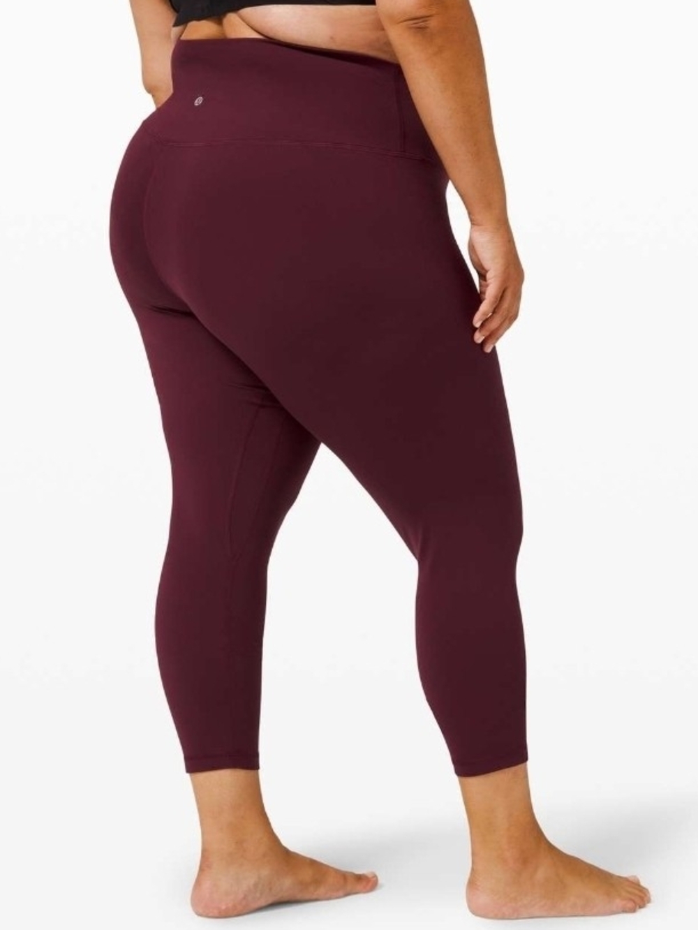 lululemon athletica High-Rise 7/8 Leggings in Deep Burgundy